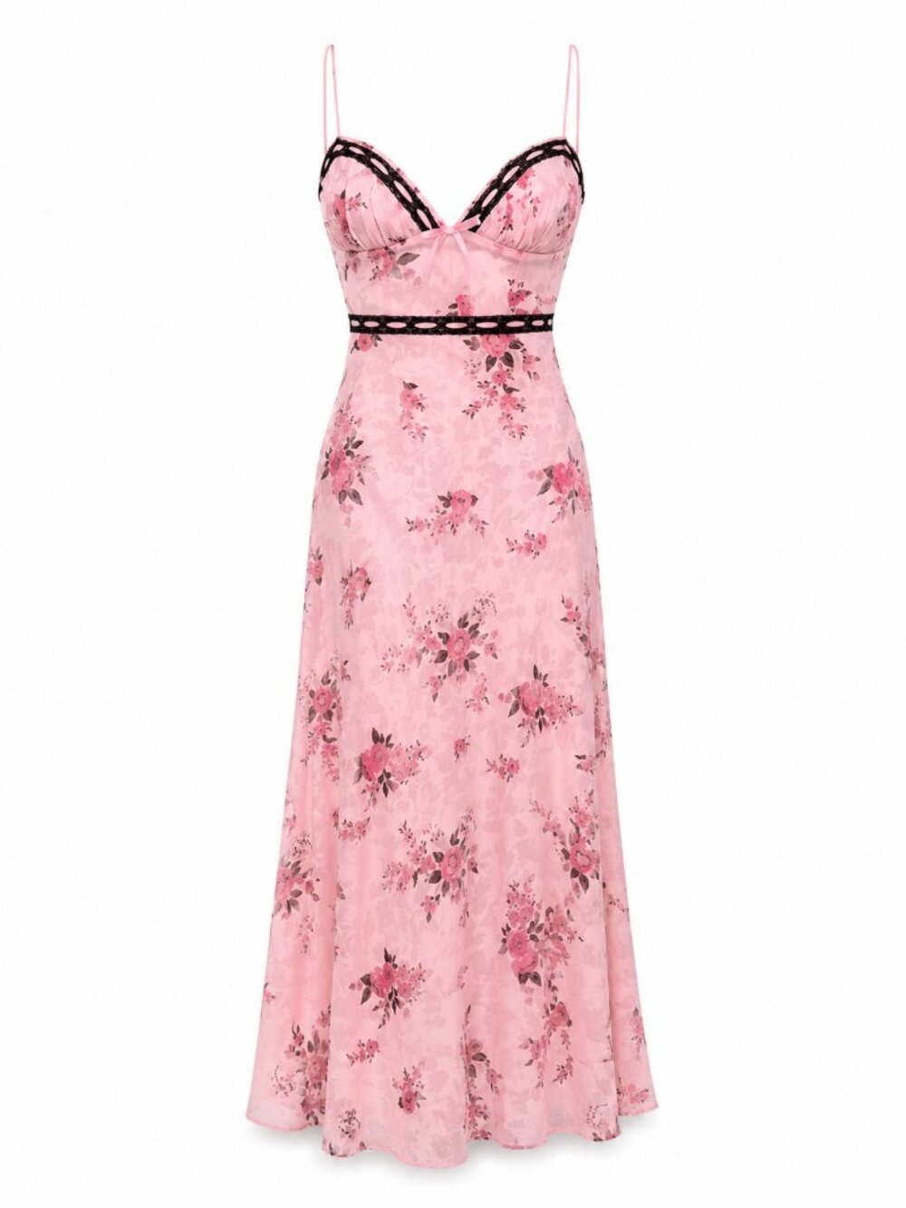 For Love & Lemons Guinevere Maxi Dress - Pink - Picture 3 of 4